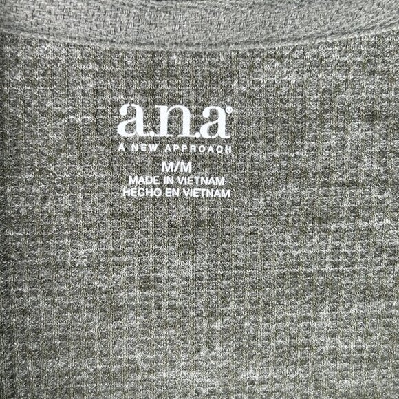 A.N.A. womens green knit open front cardigan size medium - Picture 3 of 8